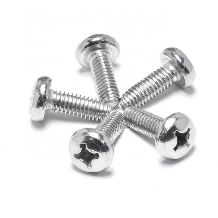 M2 M3 M4 M5 Phillips Pan Round Head PA66 White Black Plastic Nylon Screw