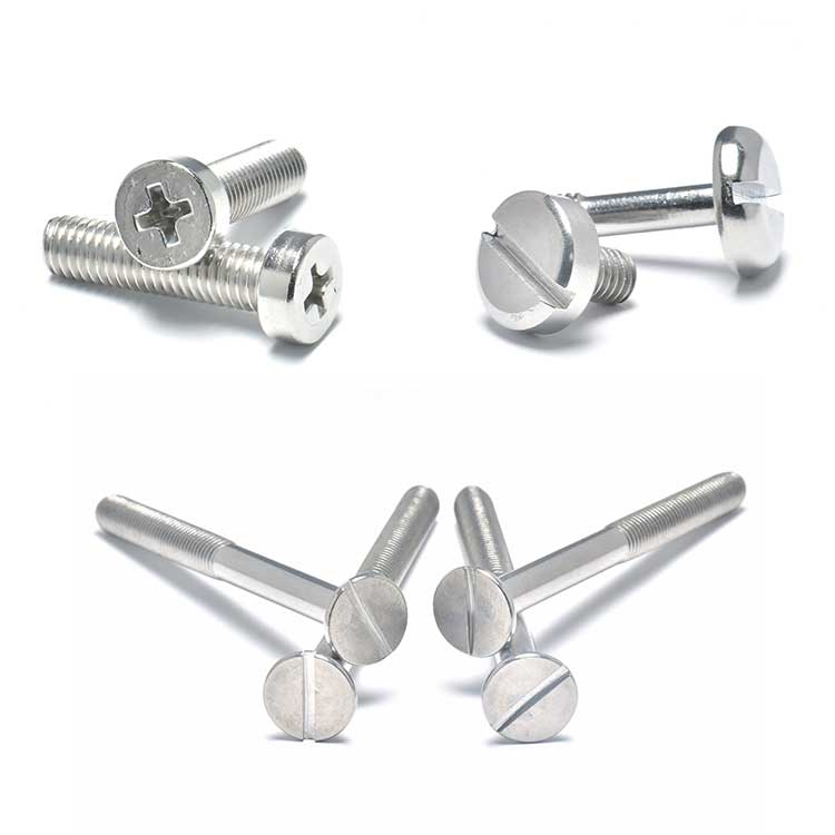 M3 x 4mm/ 6mm/ 8mm/ 10mm/ 12mm/ 16mm / 20mm A2-70 Flat Head Phillips Machine Screws and Hex Nuts Kit