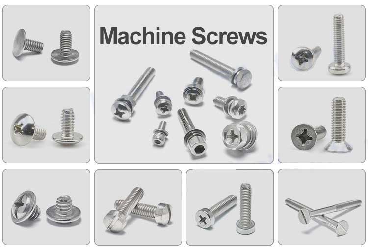 M3 x 4mm/ 6mm/ 8mm/ 10mm/ 12mm/ 16mm / 20mm A2-70 Flat Head Phillips Machine Screws and Hex Nuts Kit