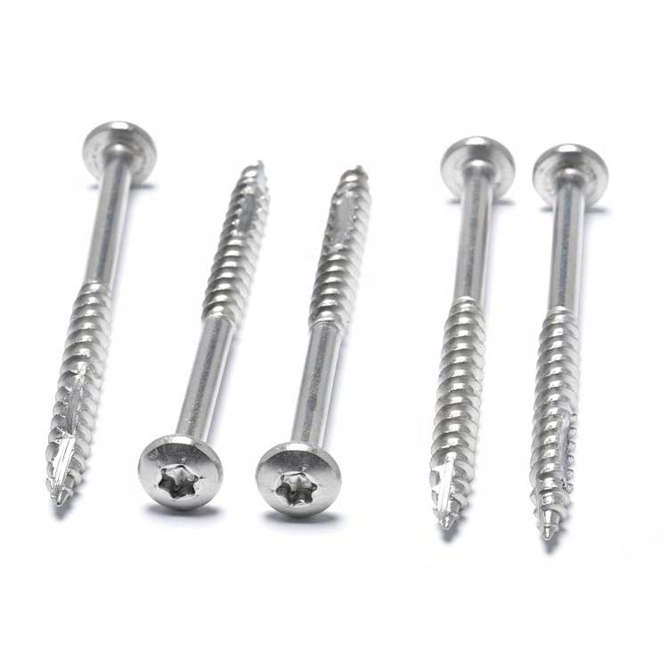 Painted Flat Head T10 T25 T20 T25 Torx Recess Deck Screw for fingerboard with Cutting Edge