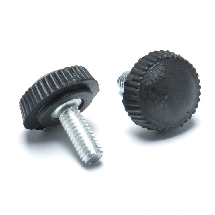 Quick install M4 M5 M6 M8  Steel Plastic Straight Knurled Binding Head Thumb Screw
