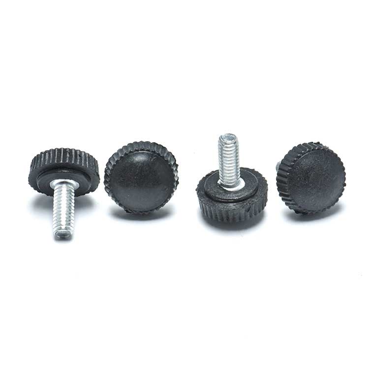 Quick install M4 M5 M6 M8  Steel Plastic Straight Knurled Binding Head Thumb Screw
