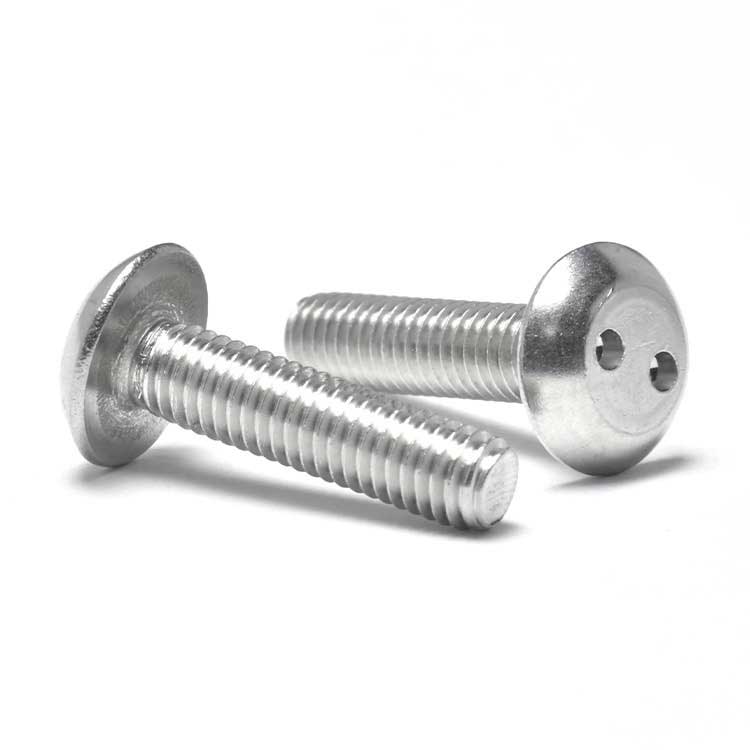 High Quality Stainless Steel SS304 316 Custom M3 M5 M8 M10 Spanner Snake Eye Pig Nose Pan Flat Head Security Screws