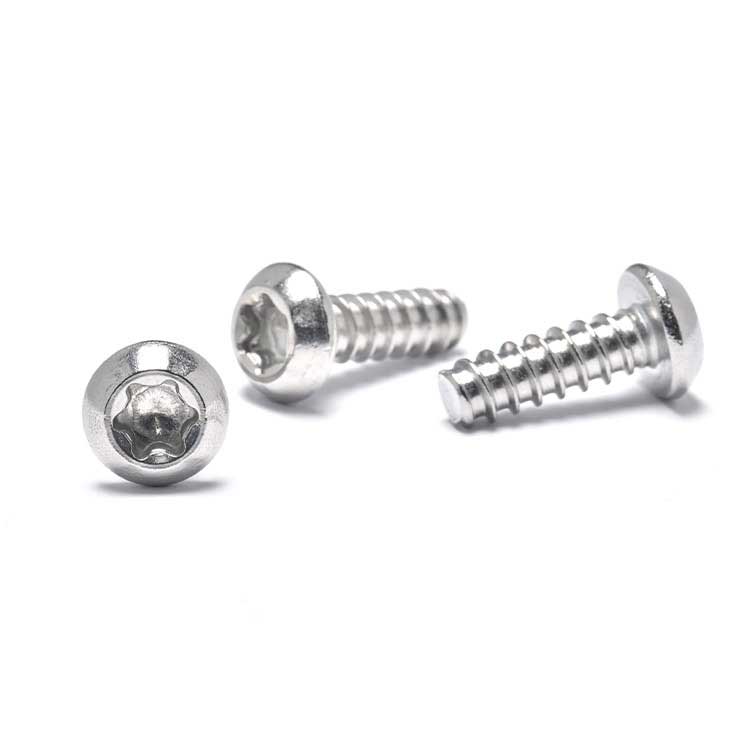 M6 M8 Stainless Steel Machine Button Socket Torx Head Thread Security  Screws