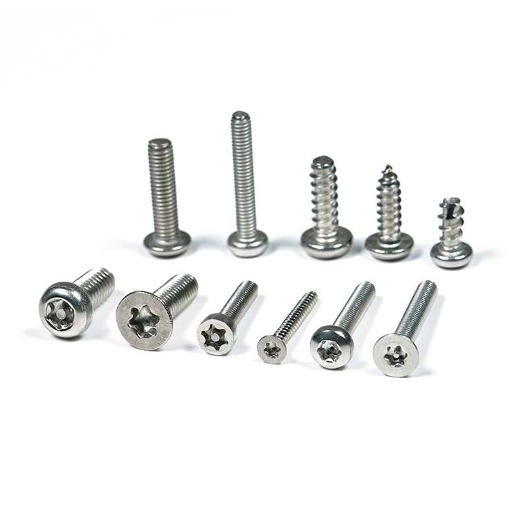 Stainless Steel SS304 316 Custom M2 M4 M6 M8 Y type CSK Head Security Screws