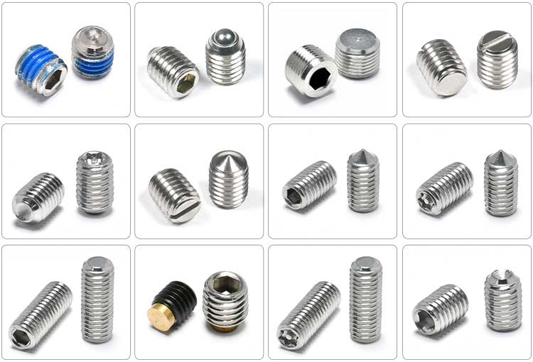 Custom High Quality OEM Spring Ball Flat Point Torx Pin Hexagon Socket Grub Set Screw