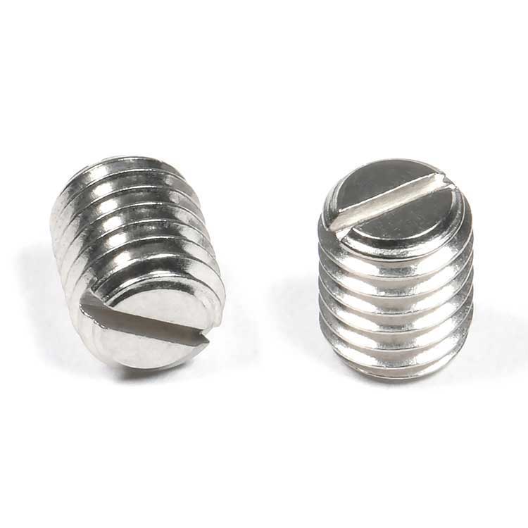 DIN 551 Stainless steel SS304 316 M1-M20 Quick Install  Flat Point Slotted Set Screws