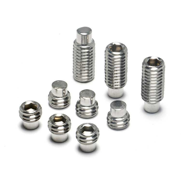 Good Quality Metric SS304 DIN915 Dog Point Grub Hex Socket Set Screws