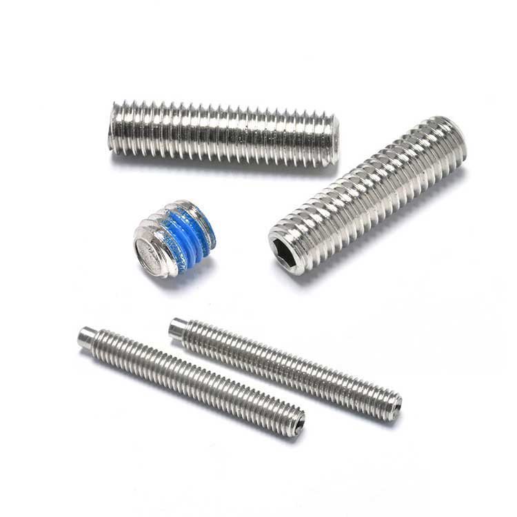 SS304 Nut 18-8 A2 Cup Point Hexagon Socket Set Screws