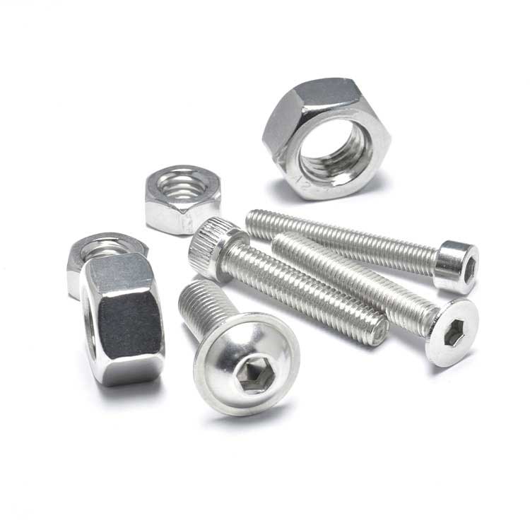 SS304 SS316 Various Types Hex Socket Screws and Nuts