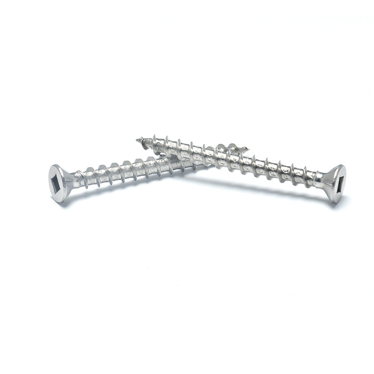 ST5 ST6 ST8 ST10 Self Tapping Stainless Steel Square Socket Robertson Wood Screw Decking Screw