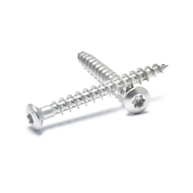 Stainless Steel 304 316 410 or Zinc Plated Precision Thread Torx Socket Oval Head Wood Screws