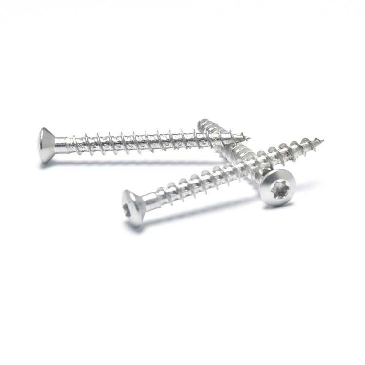 Stainless Steel 304 316 410 or Zinc Plated Precision Thread Torx Socket Oval Head Wood Screws