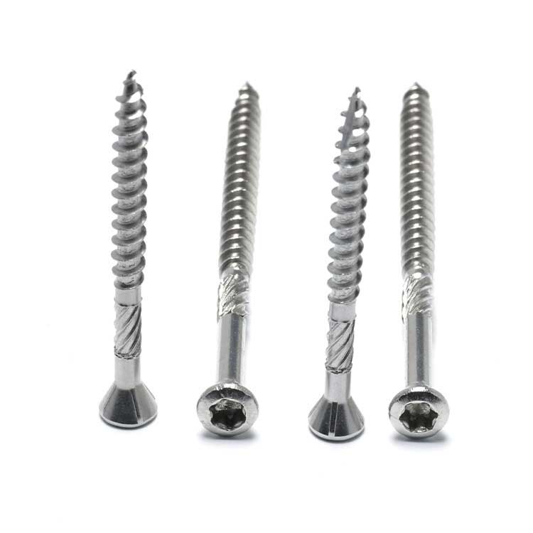Stainless Steel Rough Tooth Small Oval Head Torx Wood Building Screw Wood Deck Screw for Terrace