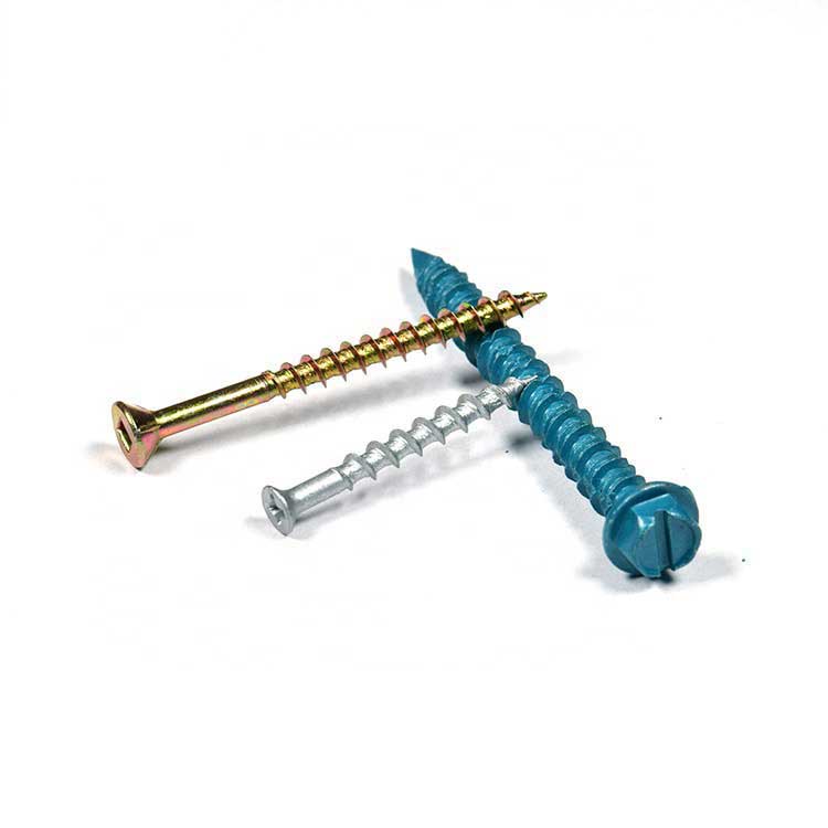 Steel Fix Wooden Structures With High Strength  Steel Pozidriv Double CSK Head Wood Screws with Knurled Body