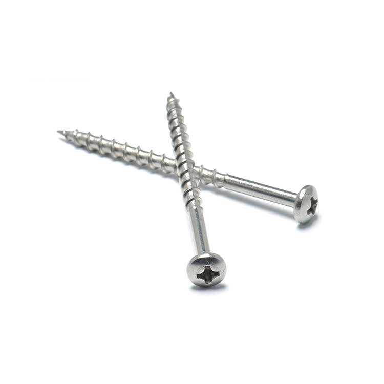 Supply Stainless Steel 316 304 410 or Zinc Plated Pricison Thread Phillips Pan Head Wood Screws