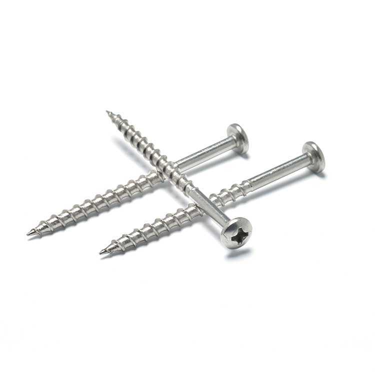 Supply Stainless Steel 316 304 410 or Zinc Plated Pricison Thread Phillips Pan Head Wood Screws