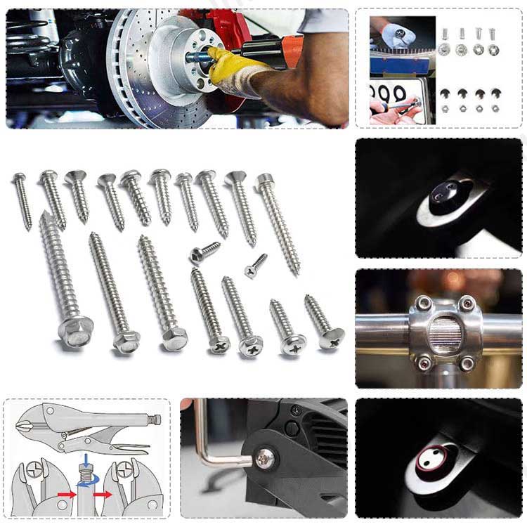High Quality Stainless Steel 304 316  Phillips Flat Csk Head Sheet Metal Self Tapping Screws