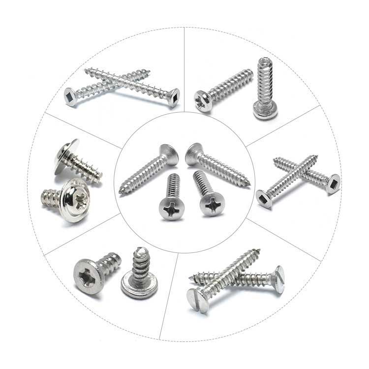Professional Stainless Steel Carbon Steel Flat Pan Hex SCK Torx Phllips Head Security Self Tapping Screw