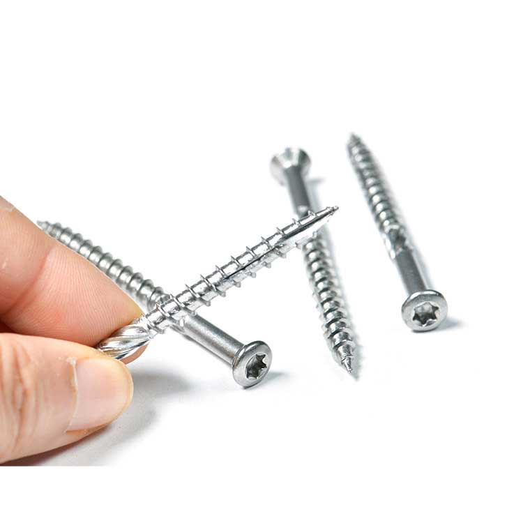 U Type+Type 17 Heavy Chipboard Screw Torx Socket Oval Head Wood Screws with Cutting Point