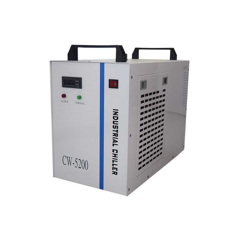 Industrial Water Chiller for CO2 Laser Engraver Machine,  CW-6000 Portable Industrial Air Cooled Chillers CO2 Laser  Chiller