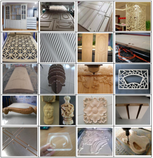 5' x 10' CNC Router Cutting Engraving Furniture Kitchen Cabinet Door