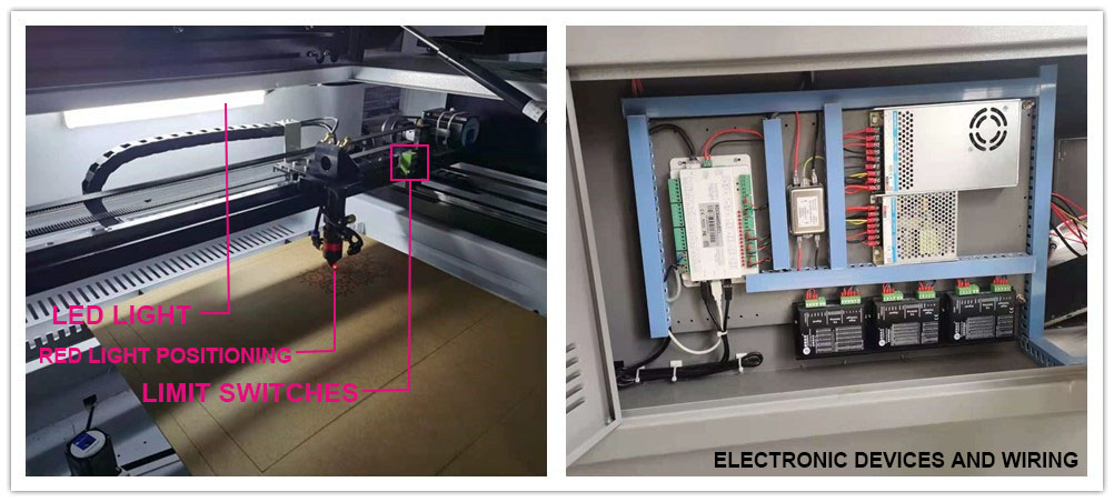 120W CO2 Laser Cutting Engraving Machine 35 x 23 Inches Auto Focus Wood Acrylic With Industry Water Chiller Compatible With Light Burn Software