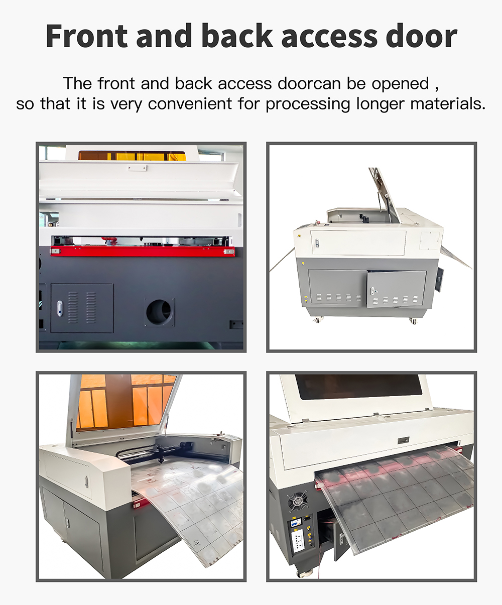 120W CO2 Laser Cutting Engraving Machine 35 x 23 Inches Auto Focus Wood Acrylic With Industry Water Chiller Compatible With Light Burn Software