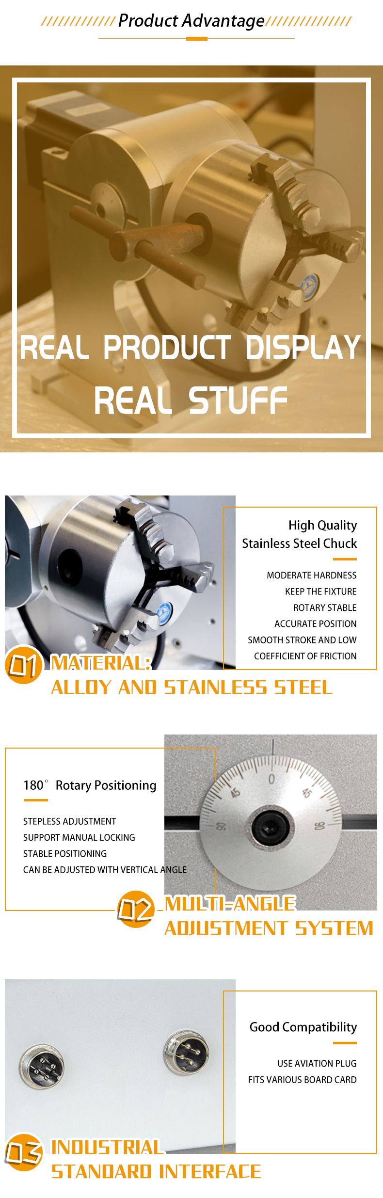 30W Fiber  Laser Engraver,Rotary Laser Marking Machine 6.9"*6.9"
