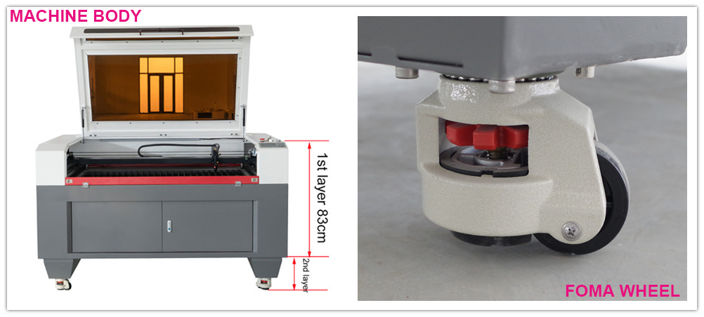 120W CO2 Laser Cutting Engraving Machine 35 x 23 Inches Auto Focus Wood Acrylic With Industry Water Chiller Compatible With Light Burn Software