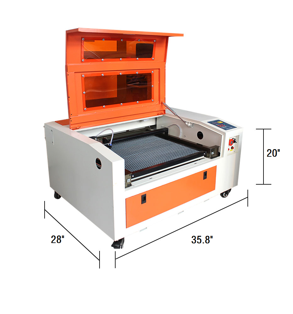 50W 5040 Laser Engraving Machine 20" x 16" Cutter for Wood Acrylic FDA