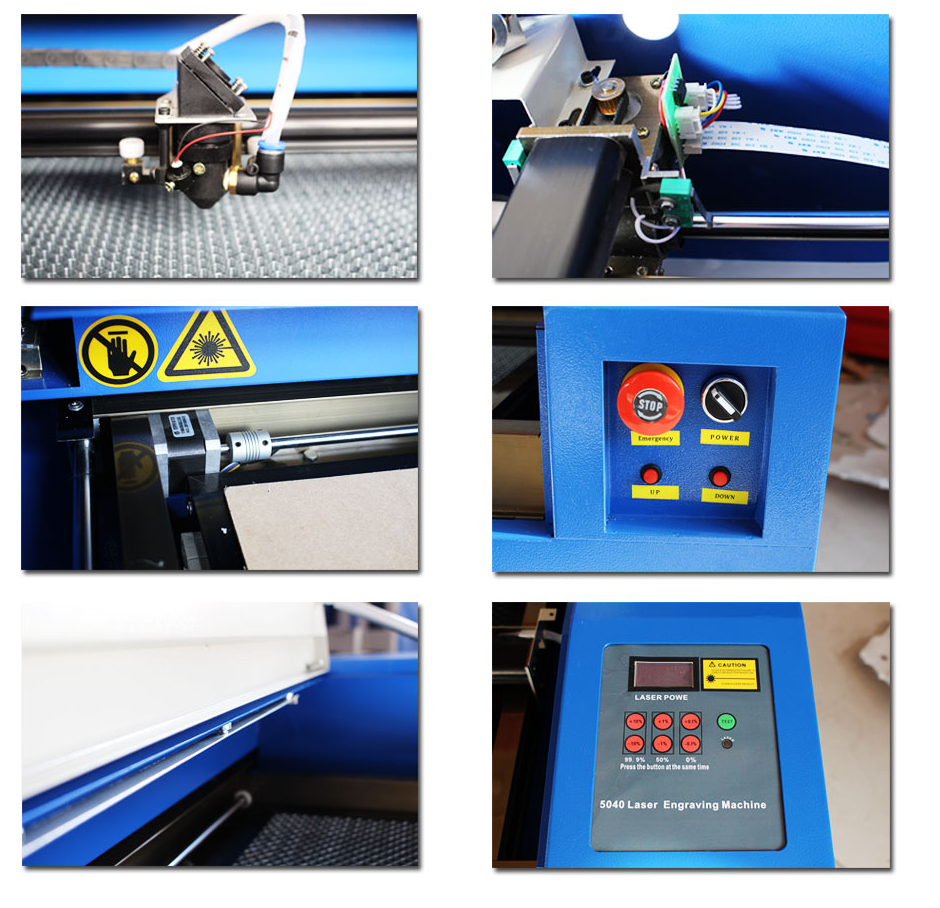 50W 5040 Laser Engraving Machine 20" x 16" Cutter for Wood Acrylic FDA