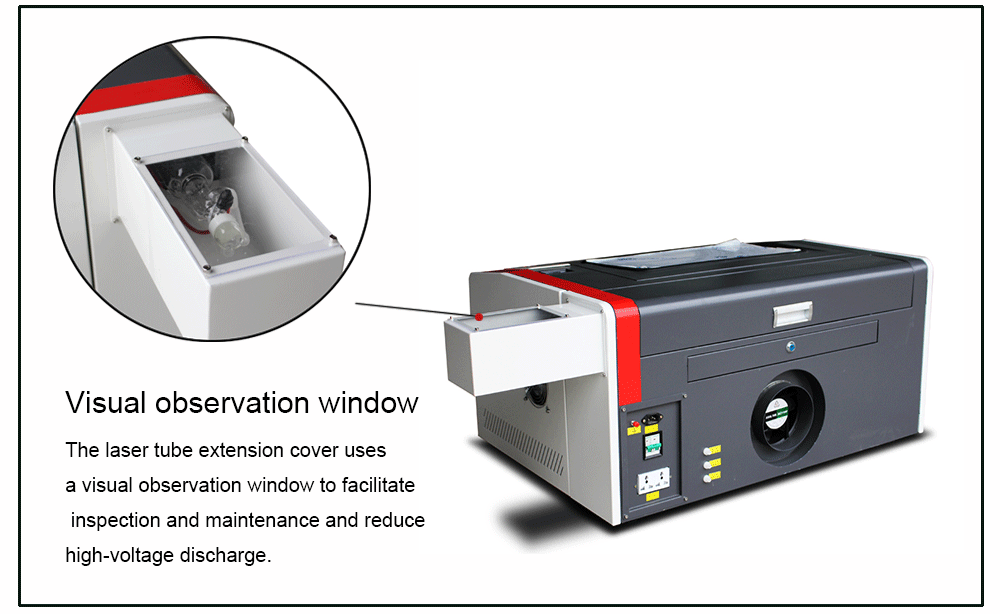 60W DIY 3050 CO2 Laser Engraving Machine 20" x 12" RuiDa Cutter Wood