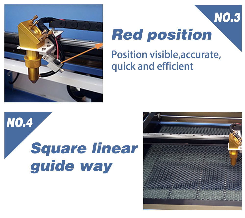 80W 24 x 16 Inches CO2 Laser Engraver Electric Lifting Platform FDA