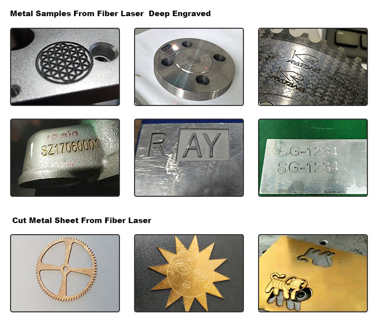 Fiber Laser Marking Machine 50W MOPA For Metal Plastic Top Grade  FDA