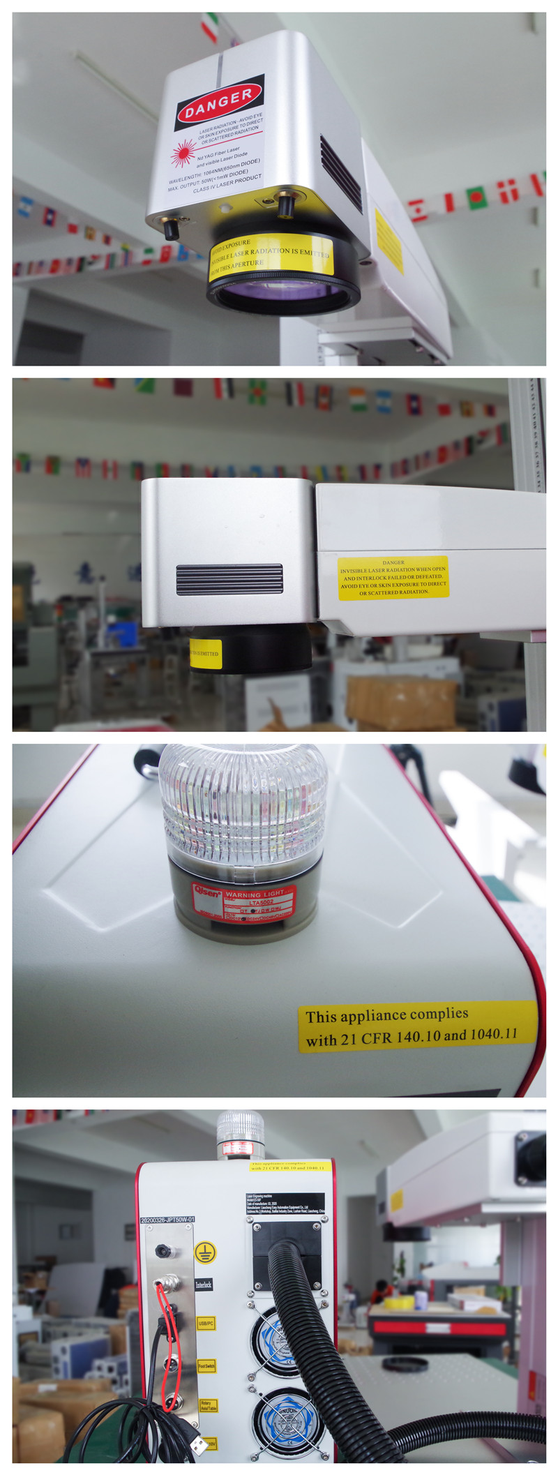 30W Portable Fiber Laser Marking Machine New Update  MOPA  Galvo