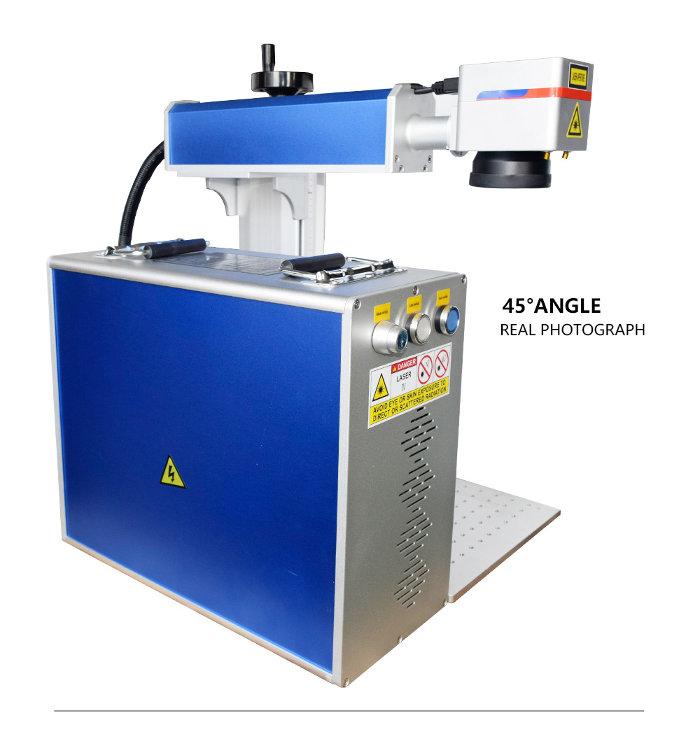 30W  Divided Fiber Laser Marking Machine EZCad FDA For Metal