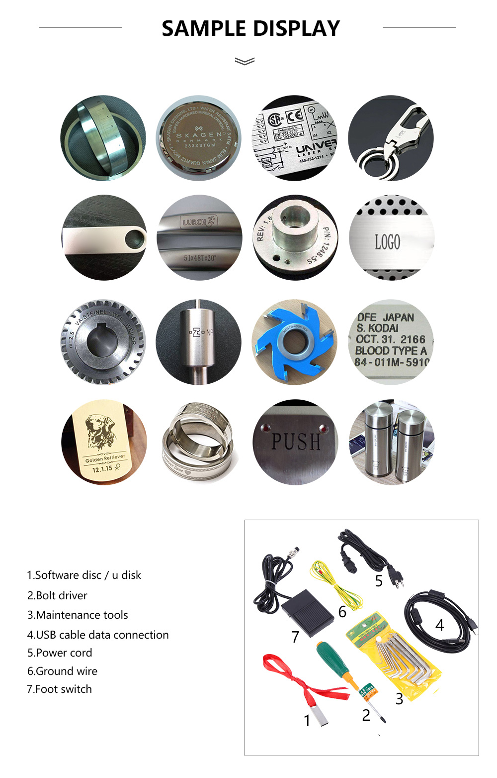 Fiber Laser Marking Machine  50W Divided EZCad For Metal