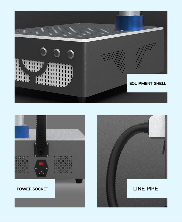 20W ELF Fiber Laser Marking Machine Original EZ Cad FDA Metal