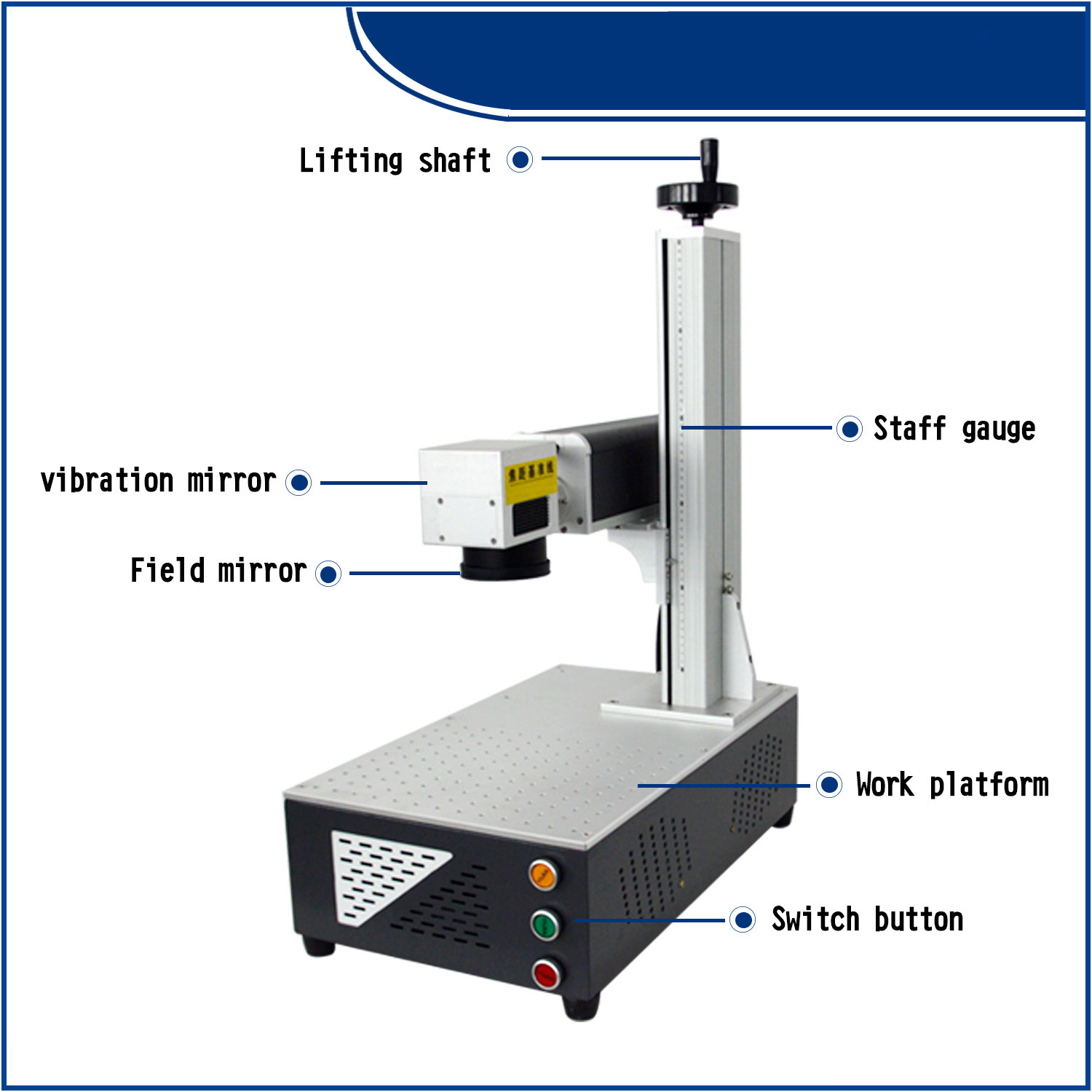 20W Portable Fiber Laser Marking Machine EZ Cad FDA Certified