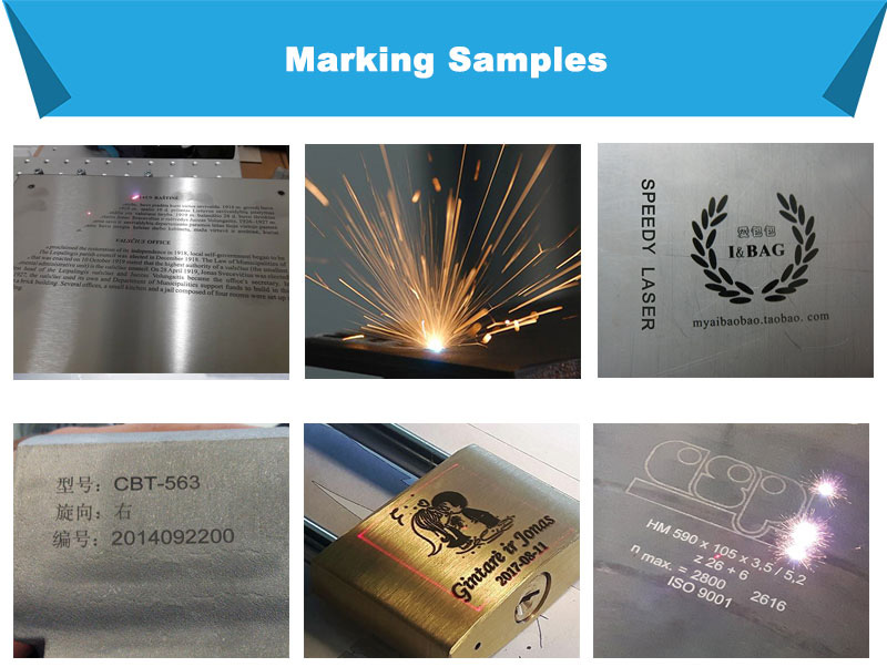 20W Small Enclosed Cover Fiber Laser Marking Machine 4.3 x 4.3"
