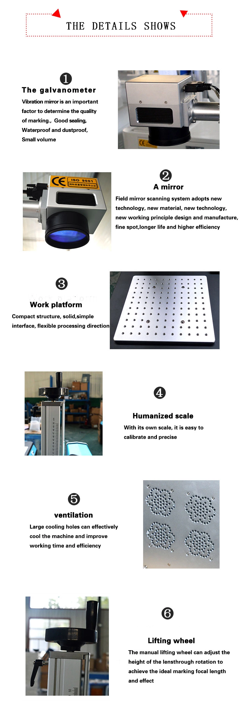 20W Split Fiber Laser Marking Machine EZ Cad with Rotation Axis