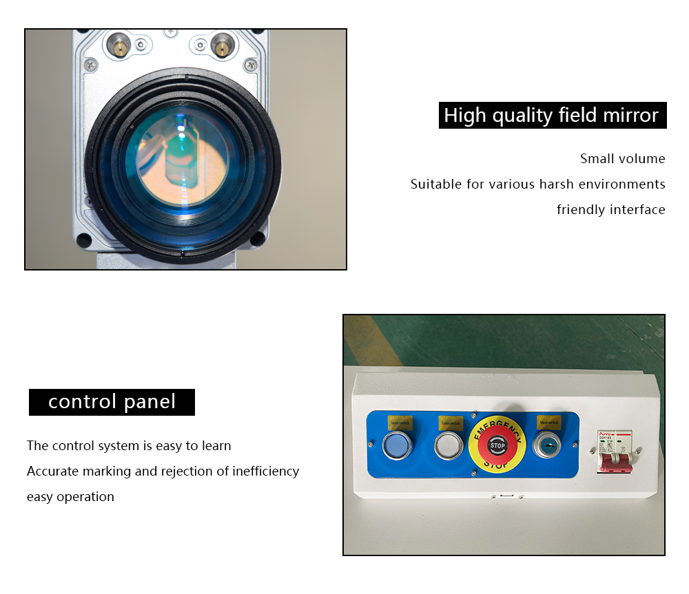 30W Cabinet Fiber Laser Marking Machine EZ Cad FDA Certified for Metal With LightBurn Software