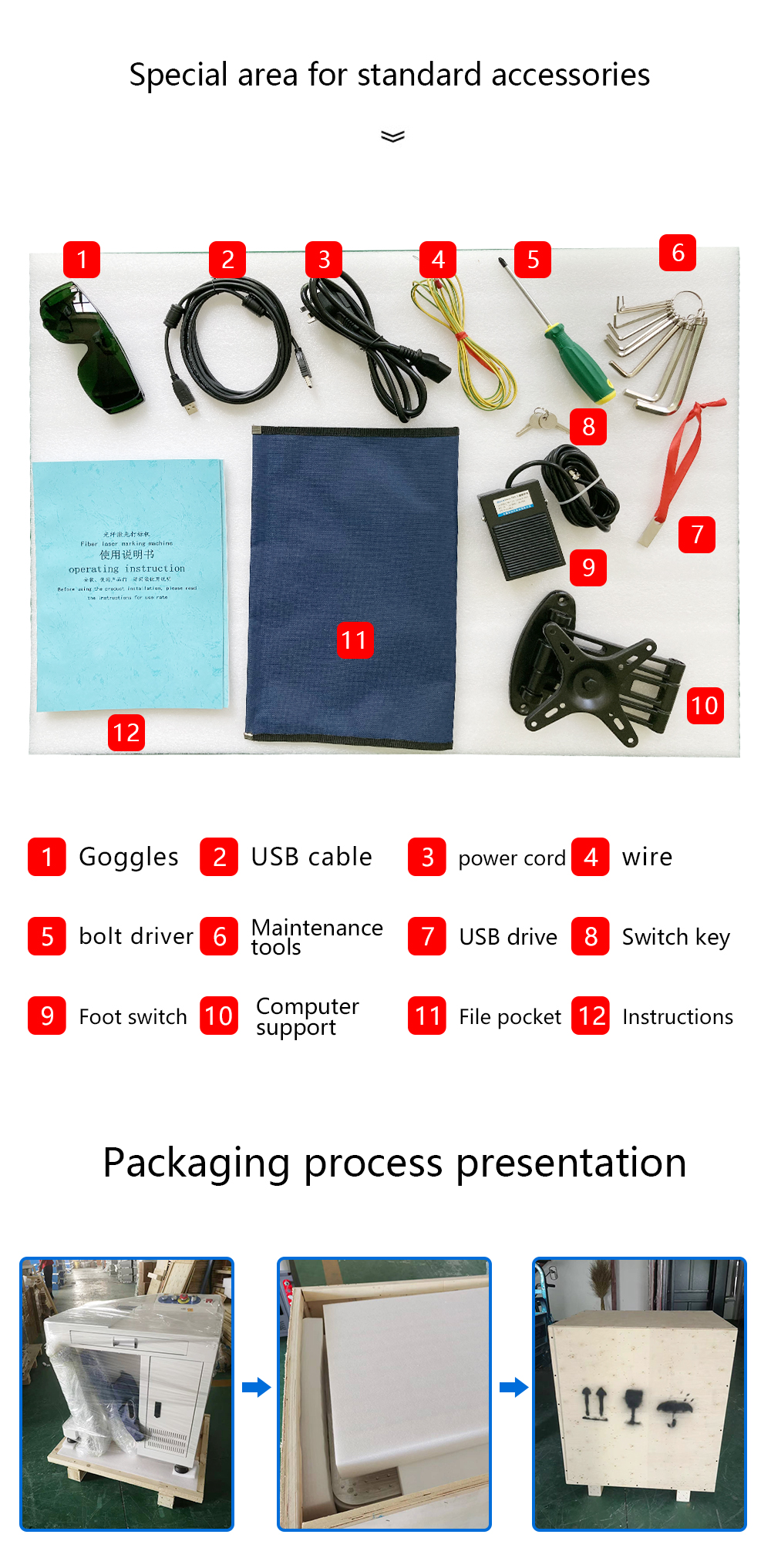 30W Cabinet Fiber Laser Marking Machine EZ Cad FDA Certified for Metal With LightBurn Software