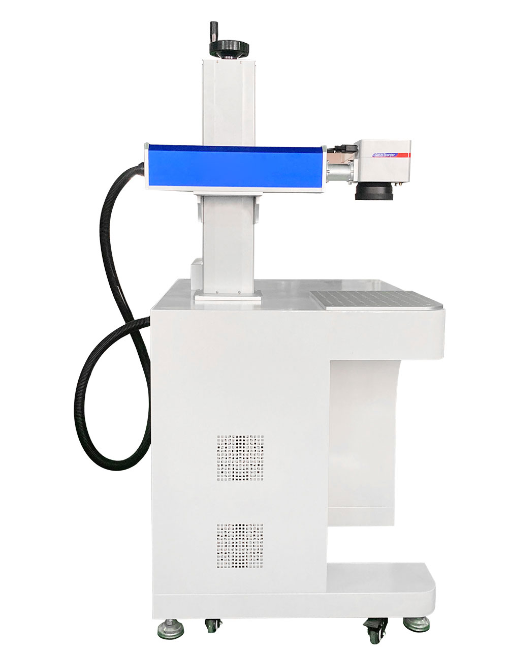30W Cabinet Fiber Laser Marking Machine EZ Cad FDA Certified for Metal With LightBurn Software