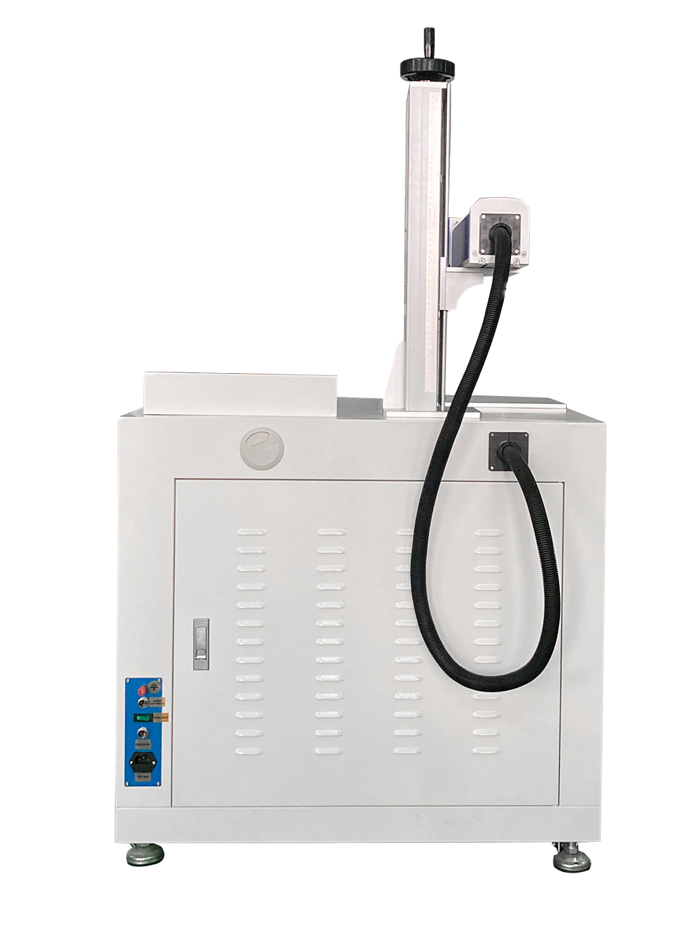 30W Cabinet Fiber Laser Marking Machine EZ Cad FDA Certified for Metal With LightBurn Software