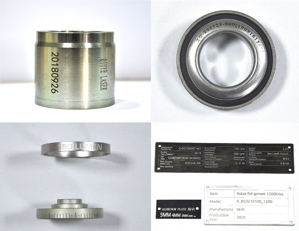 30W Deep Engraving Fiber Laser Marking Machine FDA for metal and more