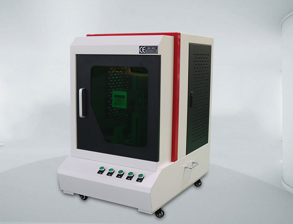 20W Full Cover Fiber Laser Marking Machine PC Free Installation