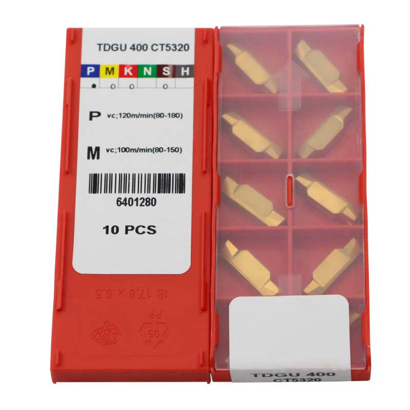 TDGU 400 0.157" Cutting Width CNC Parting and Grooving Carbide Insert 10pcs