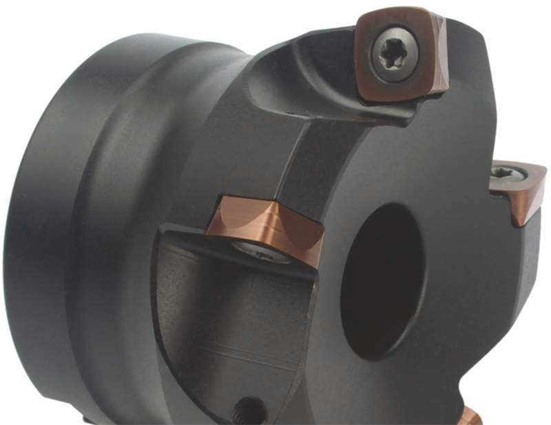 Indexable High Feedrate Face Mill Cutter 3" x 1" 13° for XCGW1204 Insert